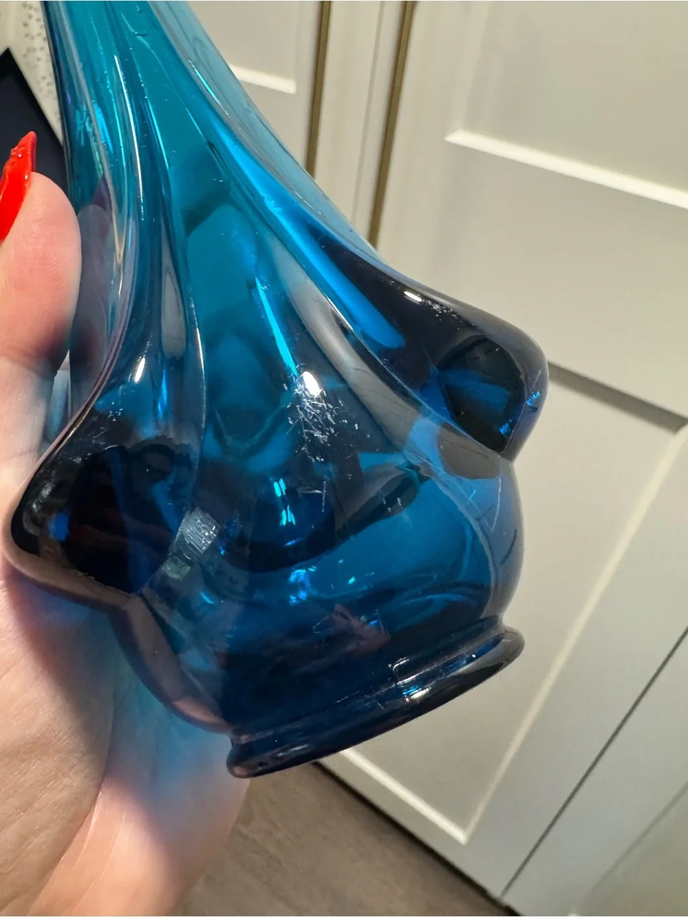 Viking Bluenique Drape Vase